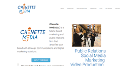 Desktop Screenshot of chenettemedia.com